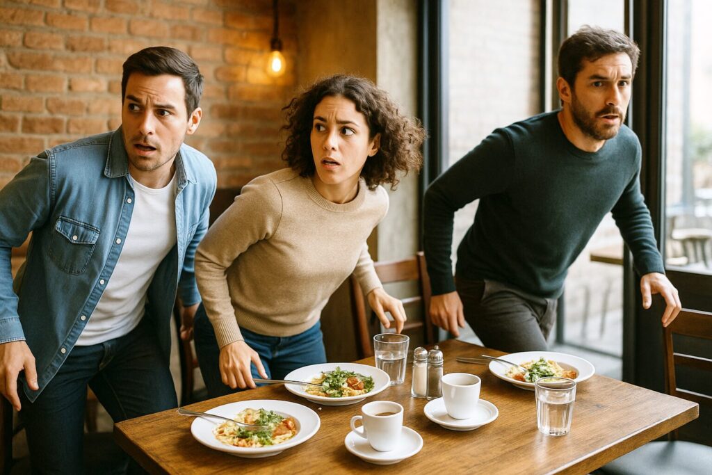 Clienti pranzano al ristorante e vanno via senza pagare