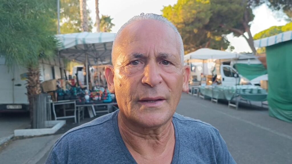 Commerciante Bancarelle Festa Madonna