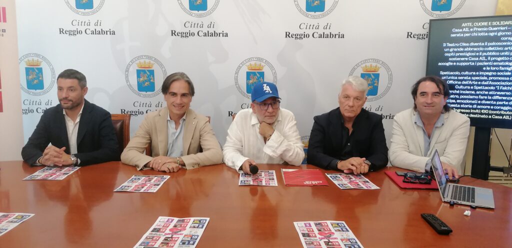 Conferenza di presentazione della nuova stagione teatrale di Officina dell'Arte Romeo Falcomatà Piromalli Scutellà e Latella
