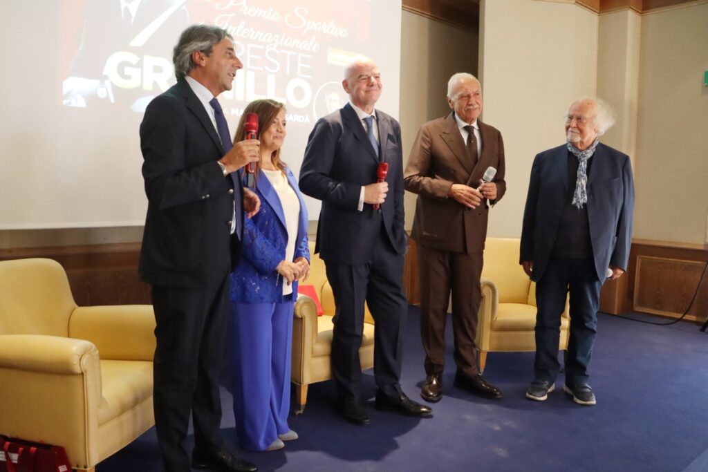 Consegna Premio Granillo a Gianni Infantino Presidente FIFA