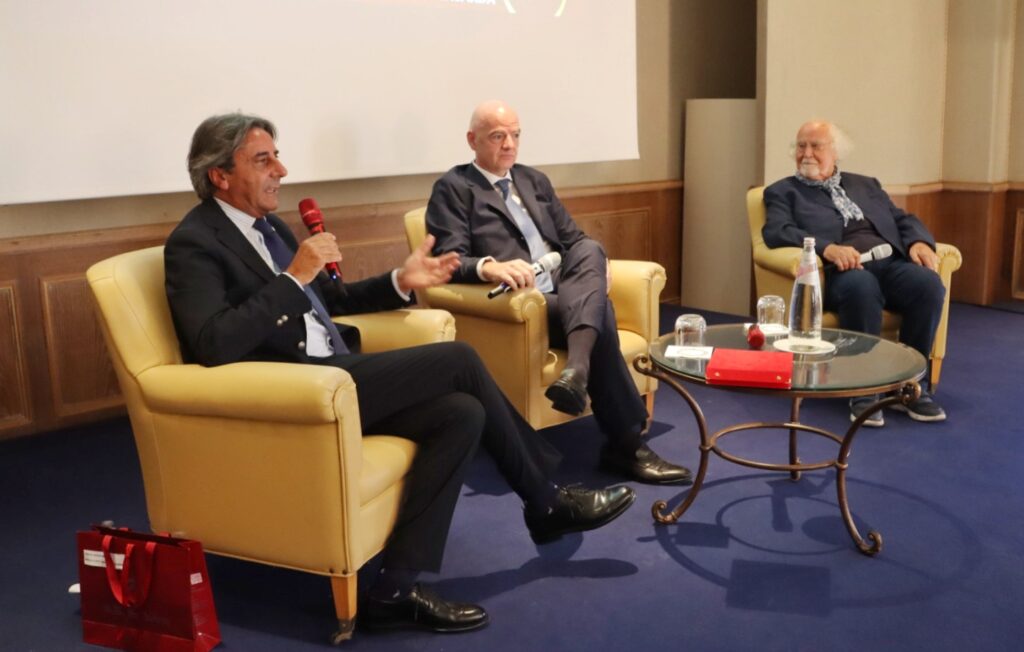 Consegna Premio Granillo a Gianni Infantino Presidente FIFA