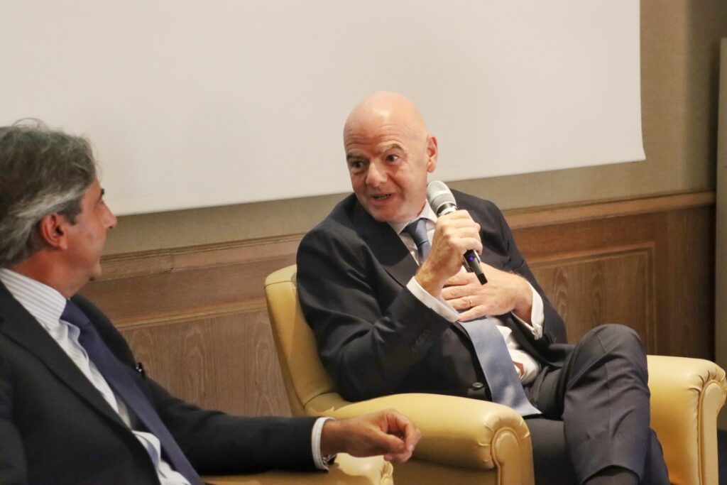 Consegna Premio Granillo a Gianni Infantino Presidente FIFA