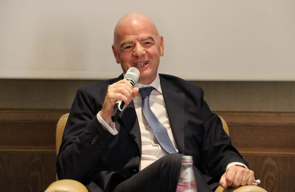 Consegna Premio Granillo a Gianni Infantino Presidente FIFA
