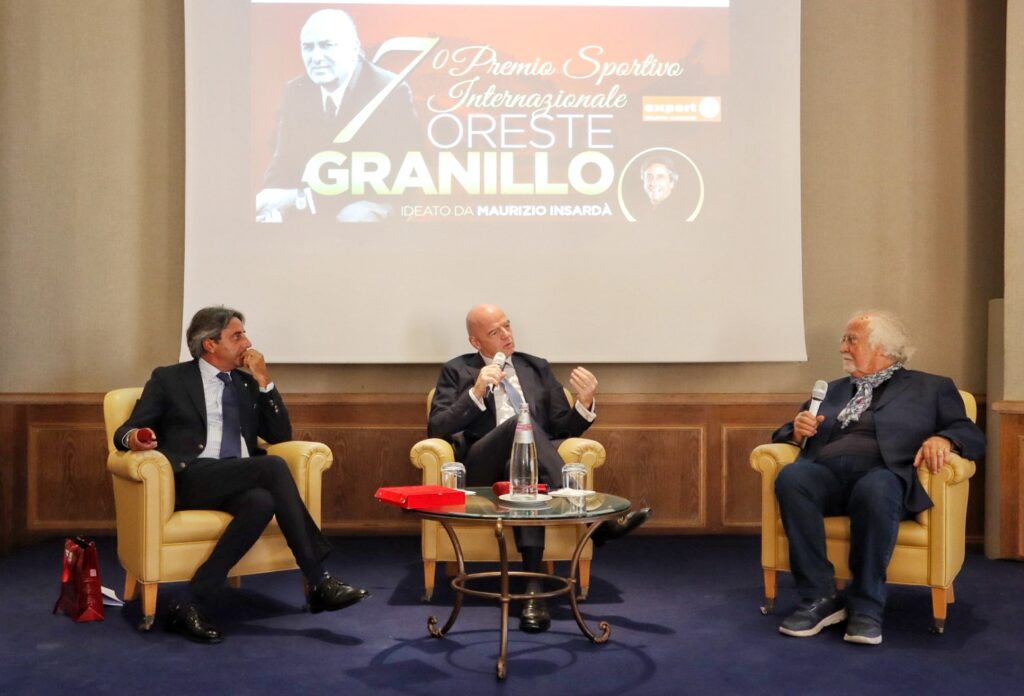 Consegna Premio Granillo a Gianni Infantino Presidente FIFA