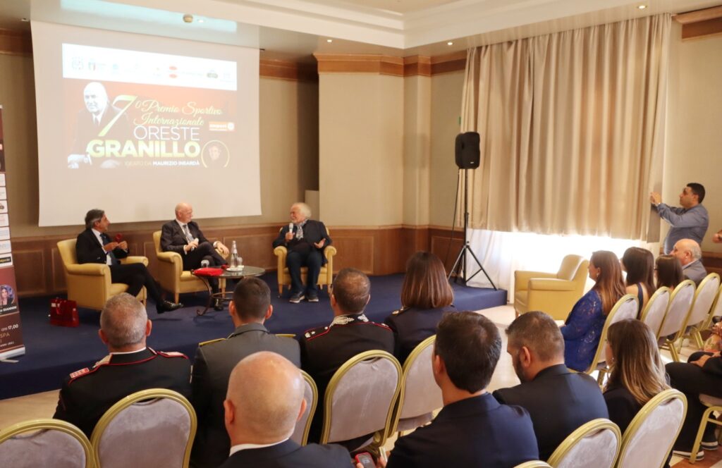 Consegna Premio Granillo a Gianni Infantino Presidente FIFA