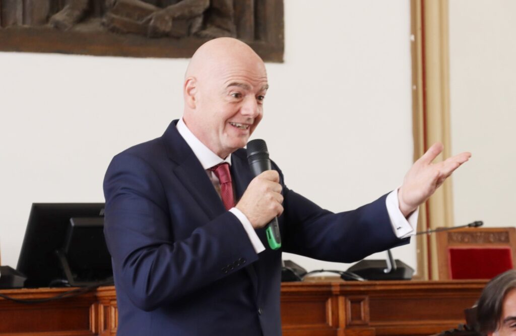 Consegna cittadinanza onoraria di Reggio Calabria Gianni Infantino