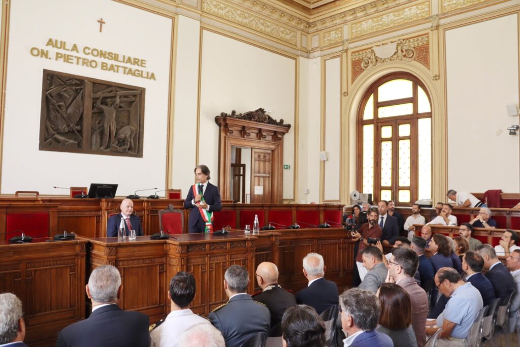 Consegna cittadinanza onoraria di Reggio Calabria Gianni Infantino