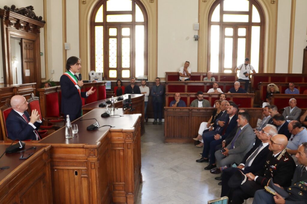 Consegna cittadinanza onoraria di Reggio Calabria Gianni Infantino