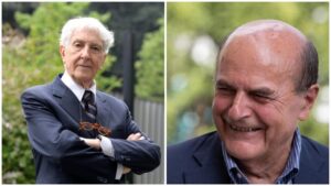 Corrado Augias e Pier Luigi Bersani