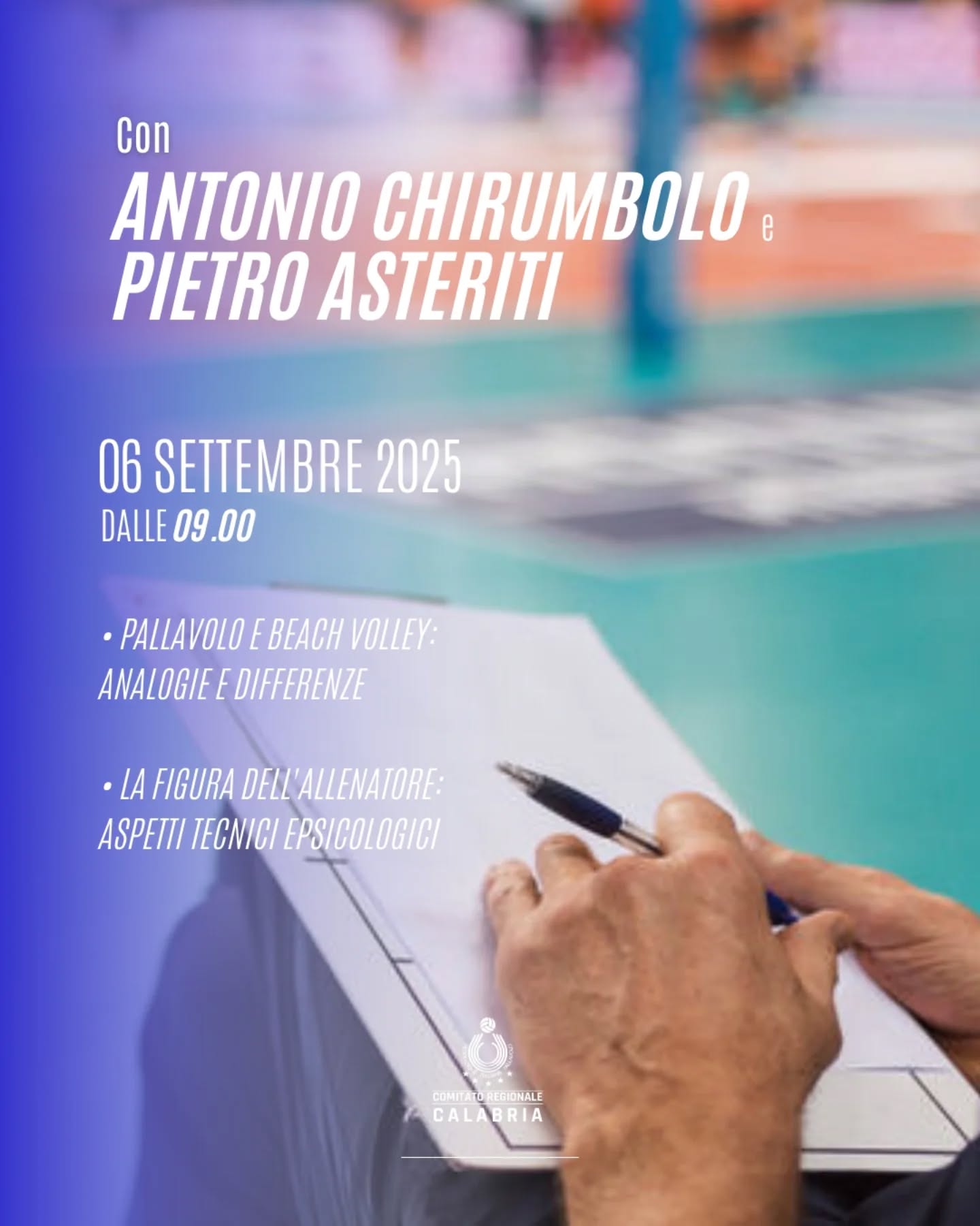 Corso allenatori pallavolo Locri