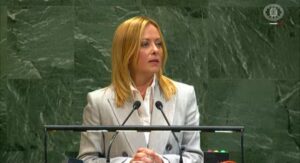 Discorso Meloni Onu