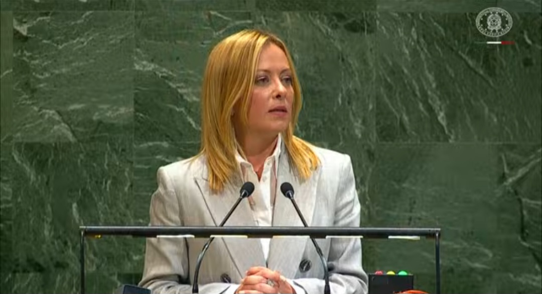 Discorso Meloni Onu