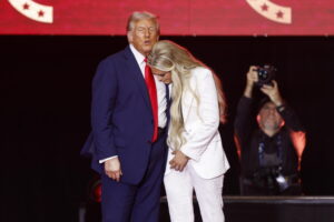 Donald Trump ed Erika Kirk