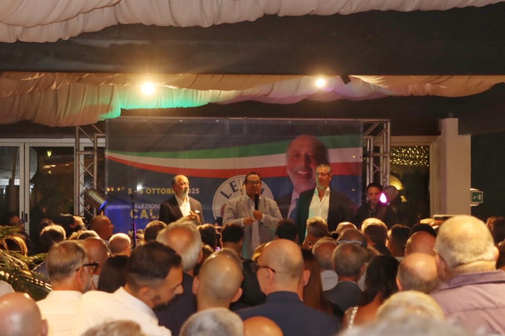 Evento Lega a Catona con Sarica, Scopelliti e Durigon