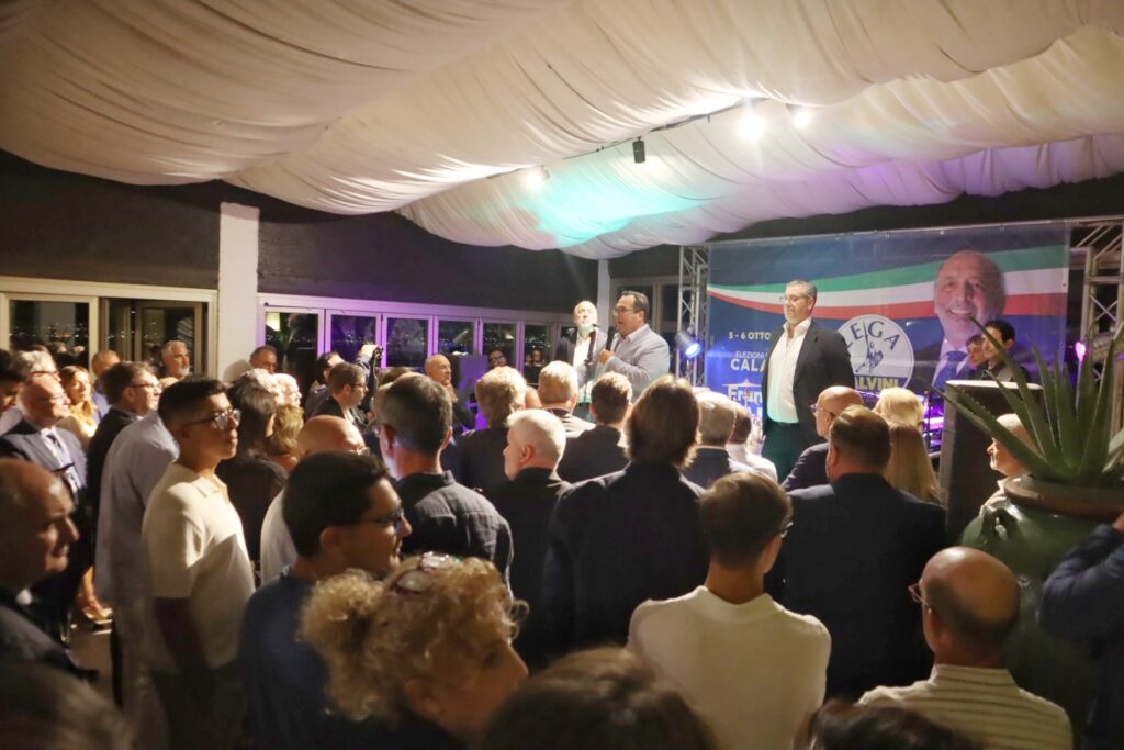 Evento Lega a Catona con Sarica, Scopelliti e Durigon