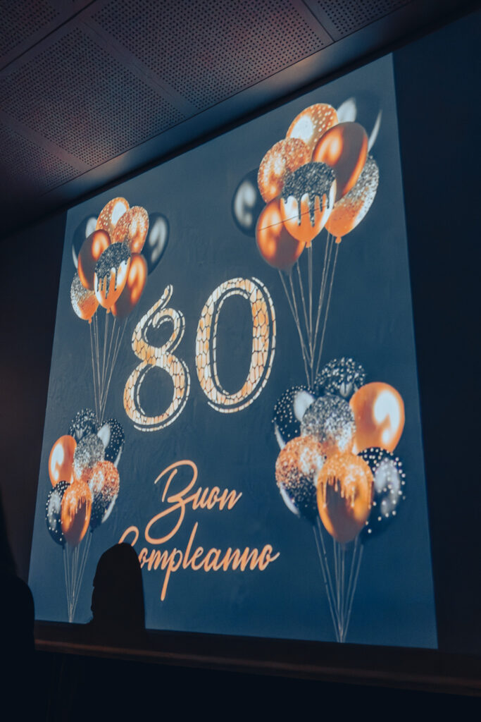 Festa di compleanno 80 anni Carlo Recalcati