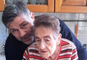Francesco Cozza e la madre