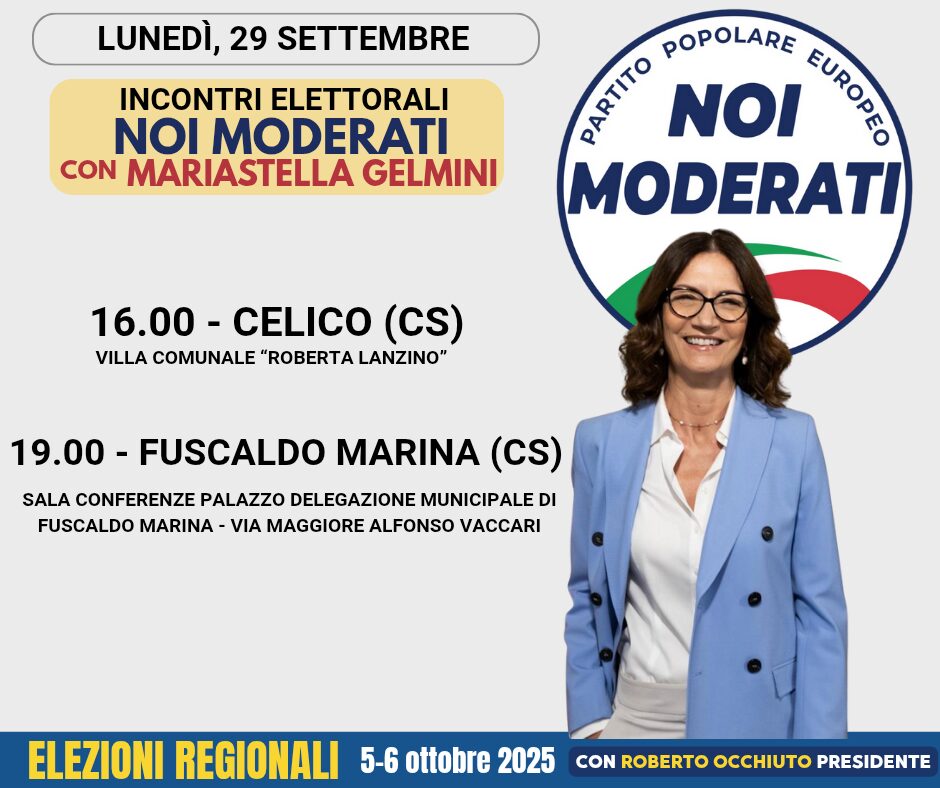 INCONTRI elettorali Mariastella Gelmini