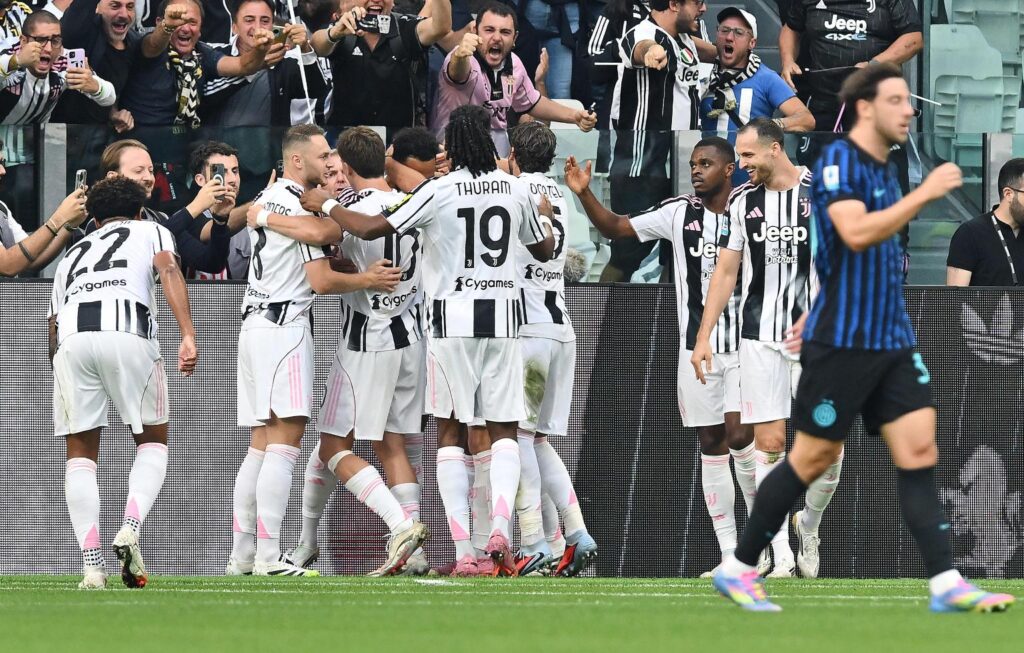 Juventus-Inter esultanza