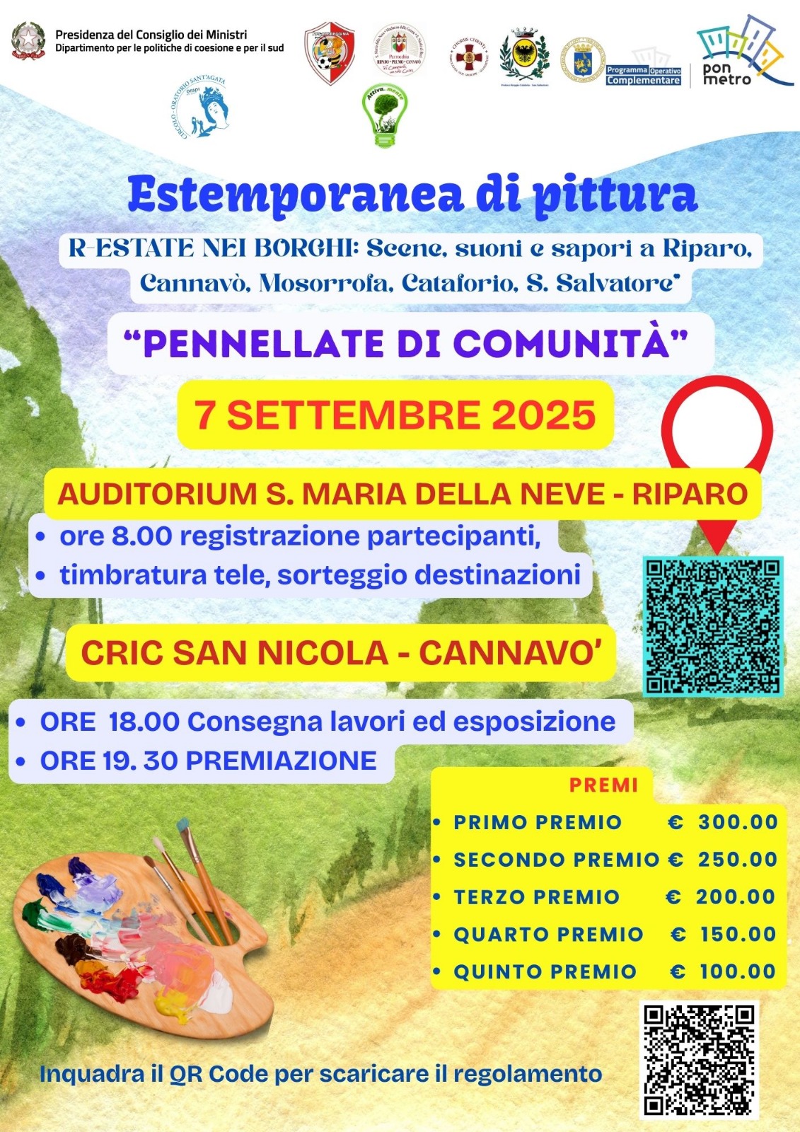Locandina Pennellate di comunità