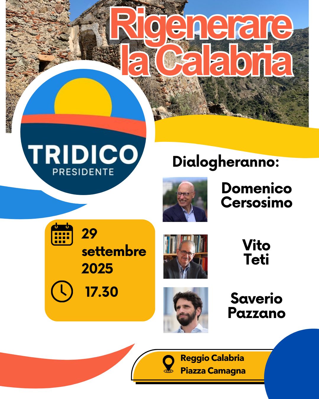 Locandina Rigenerare la Calabria