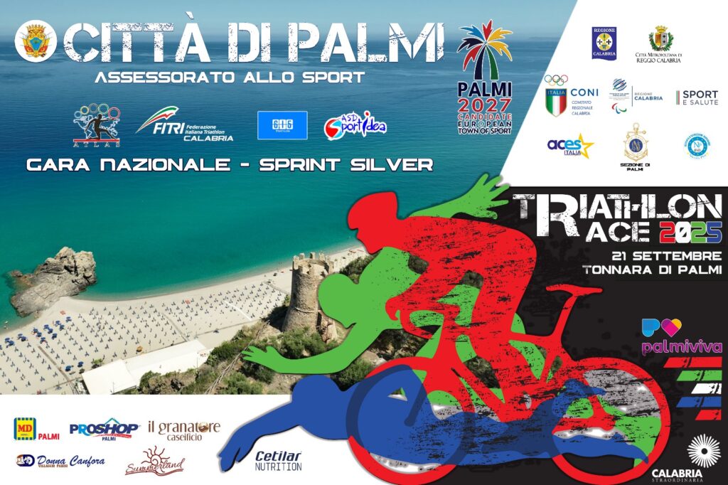 Locandina Triathlon Race 2025 Città di Palmi