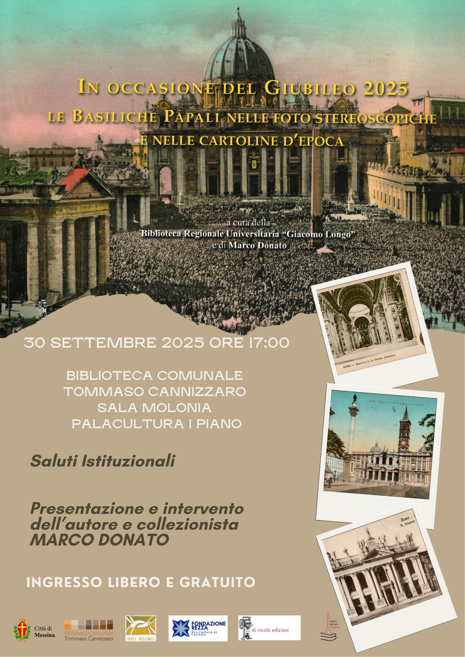 Locandina finale presentazione libro Marco Donato