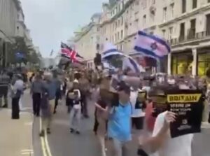 Londra protesta pro Israele