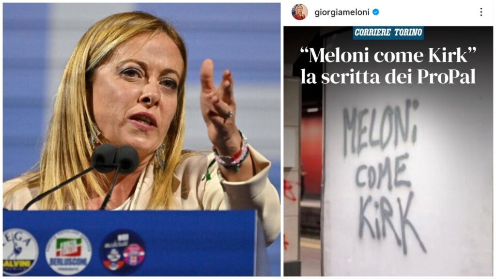 Meloni come Kirk