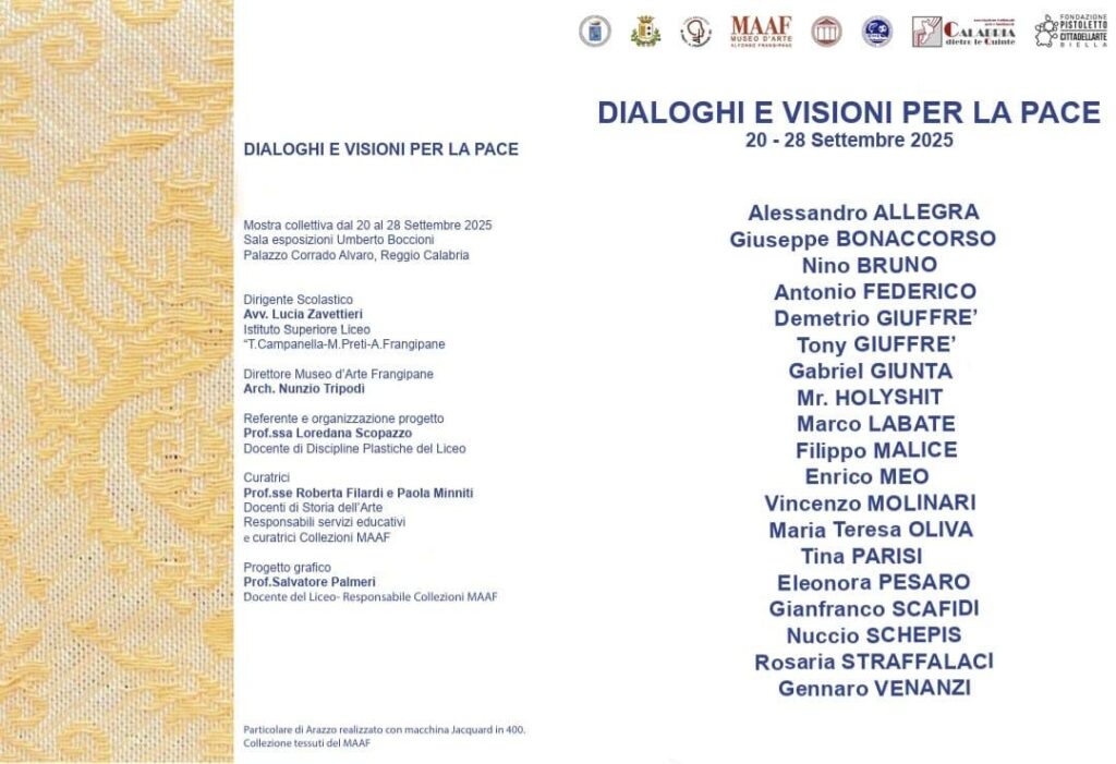 Mostra dialoghi e visioni per la pace