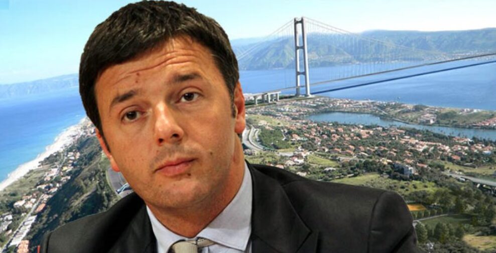 Ponte sullo Stretto Renzi