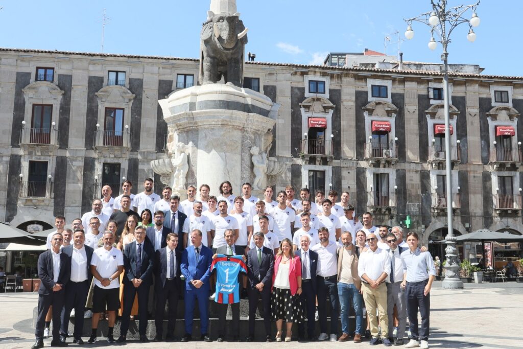 Presentazione del Catania al Comune