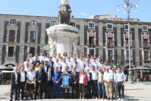 Presentazione del Catania al Comune