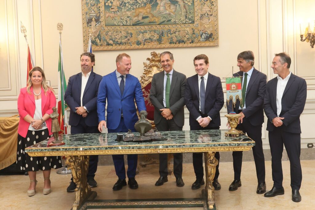 Presentazione del Catania al Comune