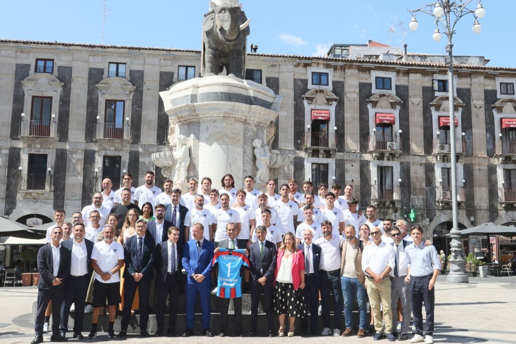 Presentazione del Catania al Comune