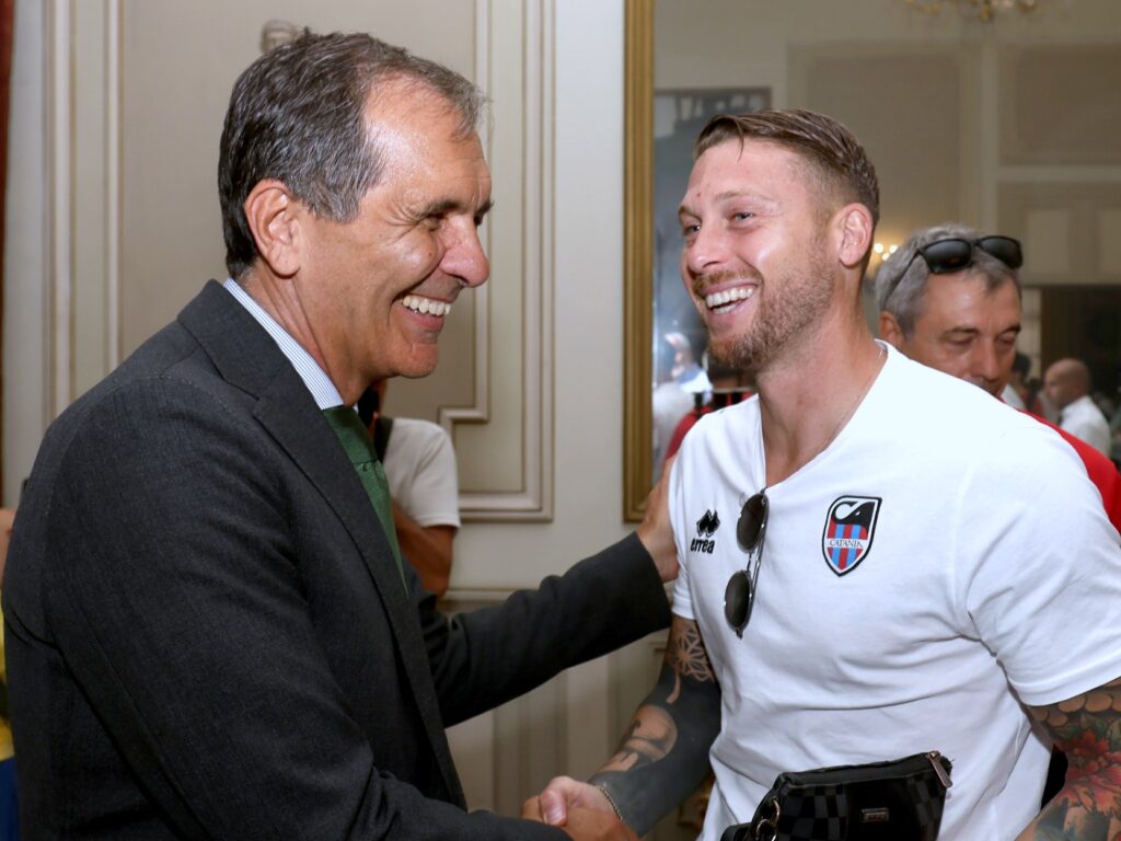 Presentazione del Catania al Comune