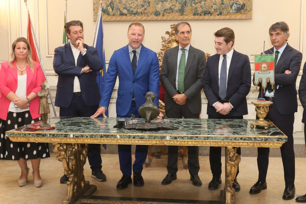 Presentazione del Catania al Comune