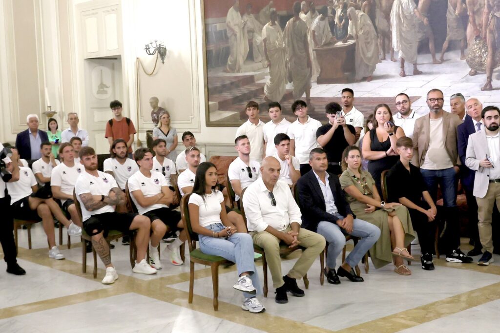 Presentazione del Catania al Comune