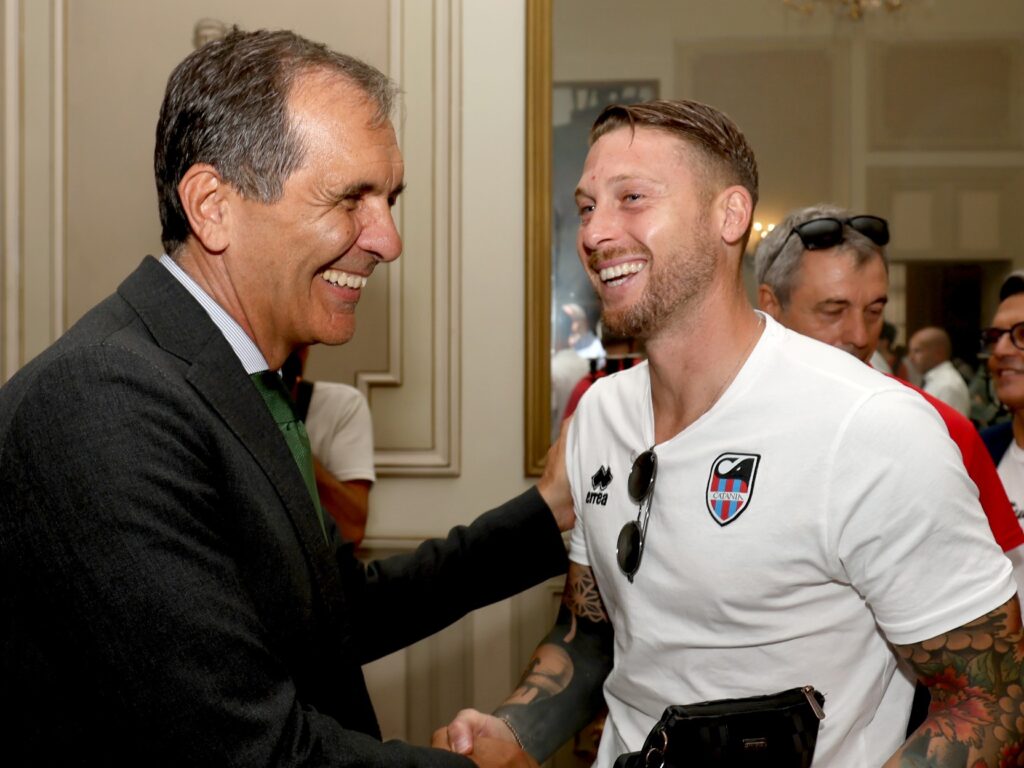 Presentazione del Catania al Comune