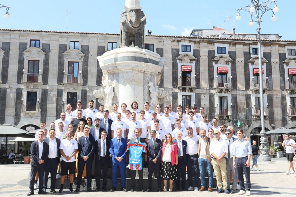 Presentazione del Catania al Comune