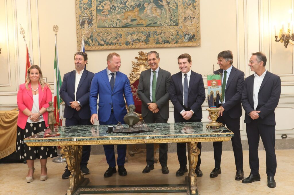 Presentazione del Catania al Comune