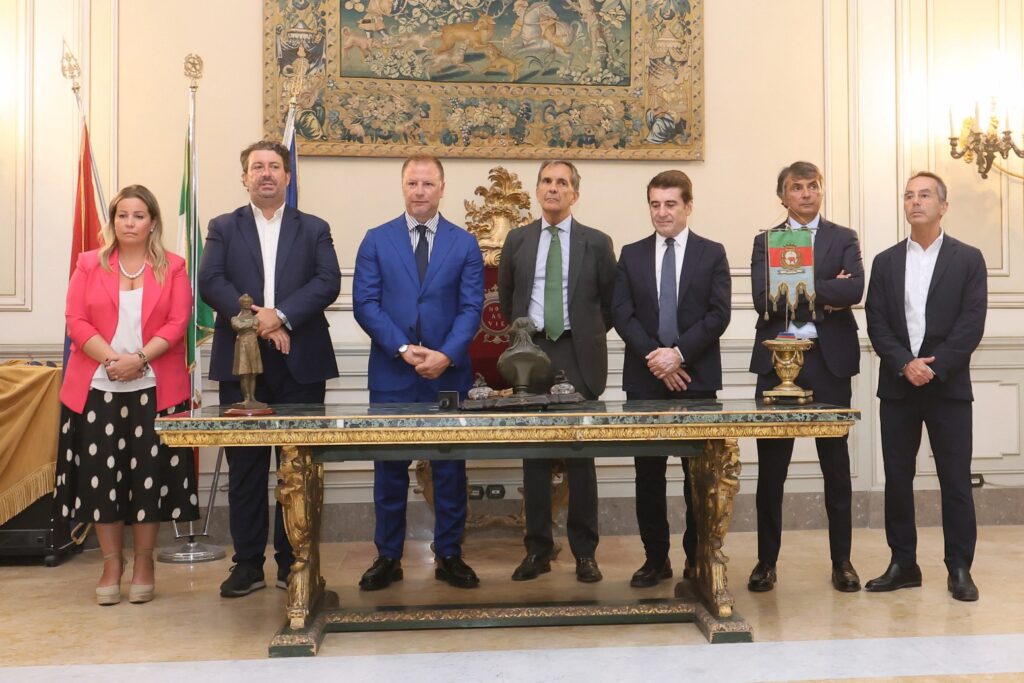 Presentazione del Catania al Comune
