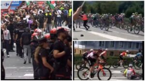 Protesta pro Palestina Vuelta