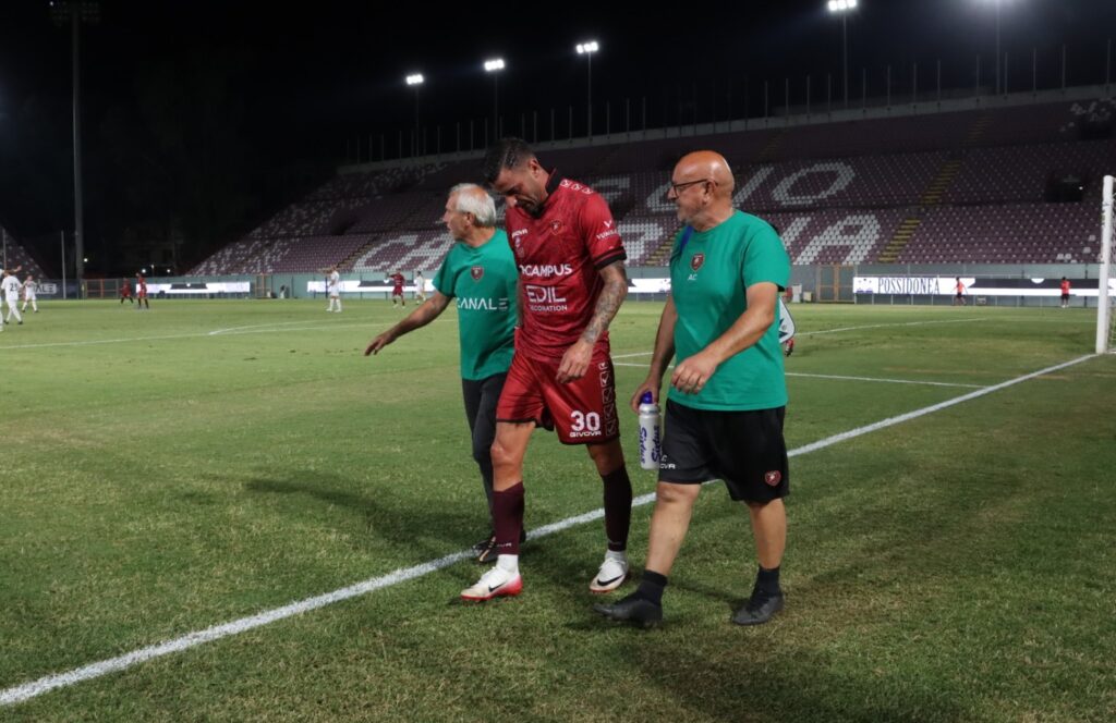 Reggina Gelbison Montalto infortunio