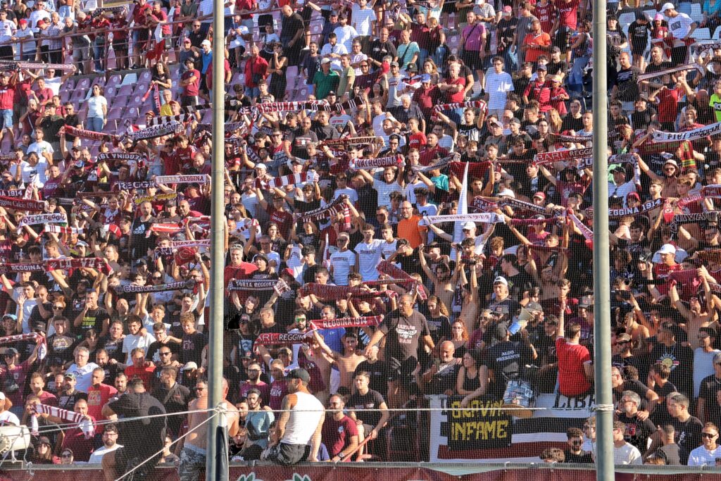 Reggina-Nissa curva sud tifosi granillo