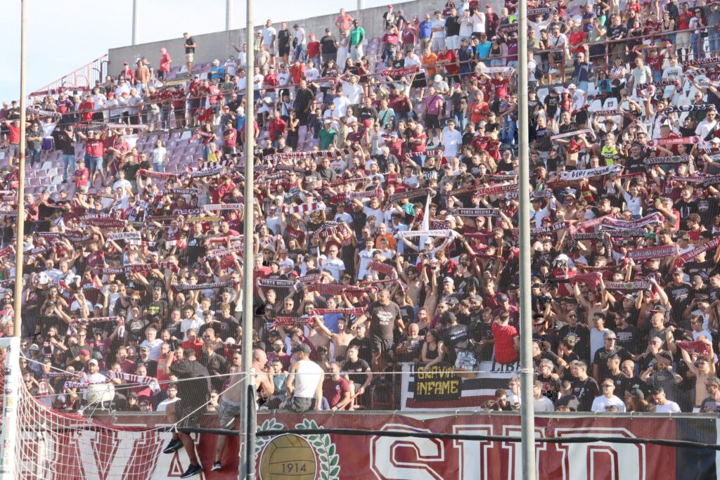 Reggina-Nissa curva sud tifosi granillo