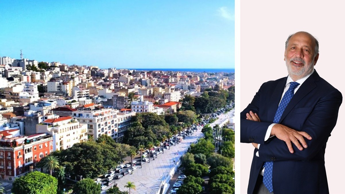 Reggio dall’alto e Franco Sarica