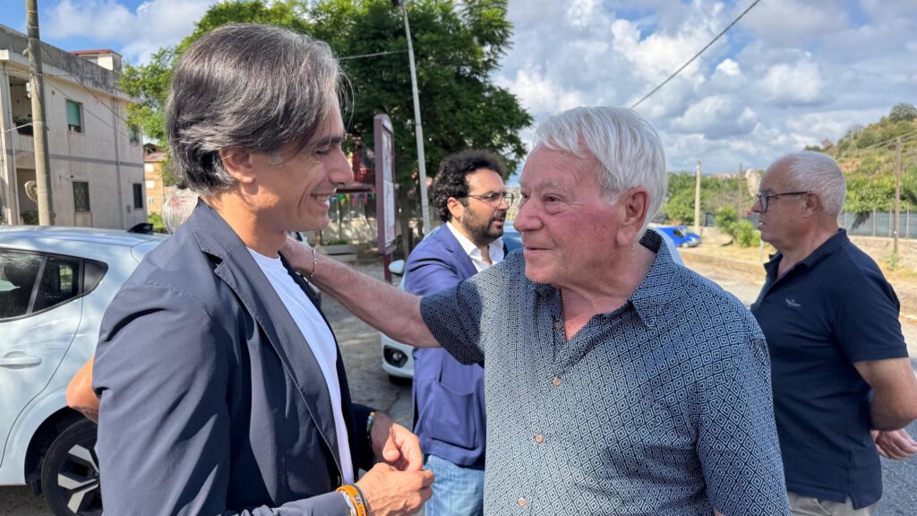 Sopralluogo Falcomatà manutenzione strade zona nord reggio calabria