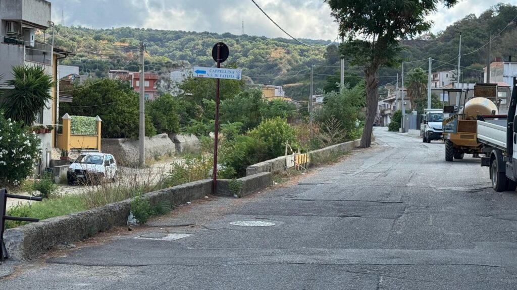 Sopralluogo Falcomatà manutenzione strade zona nord reggio calabria