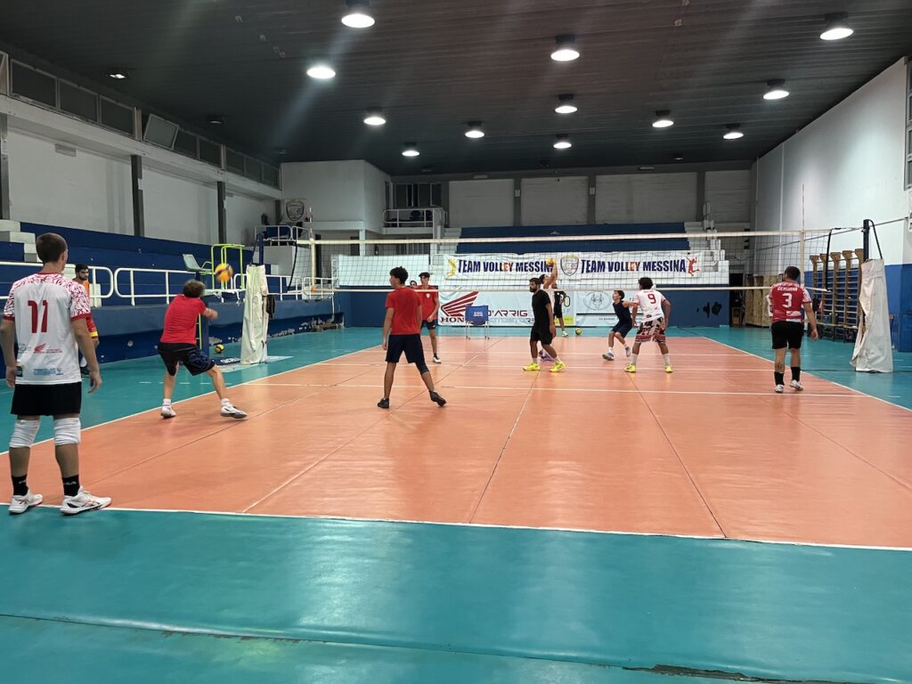 Team Volley Messina Serie C maschile allenamento Juvara
